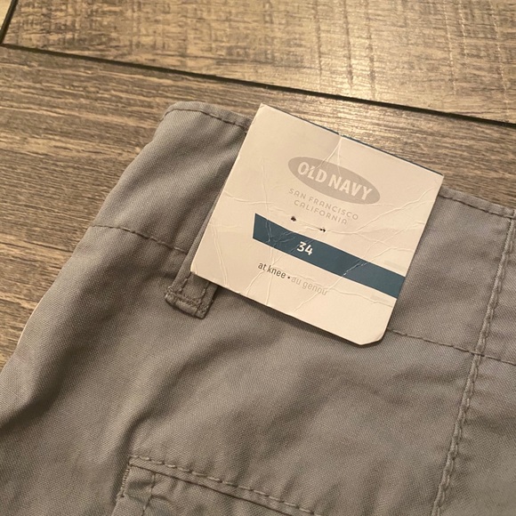 🖤NWT Old Navy Men’s Gray Cargo Shorts Size 34 - Picture 6 of 11